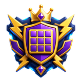Trophy on a blue tile, the Ranked Matches mode icon